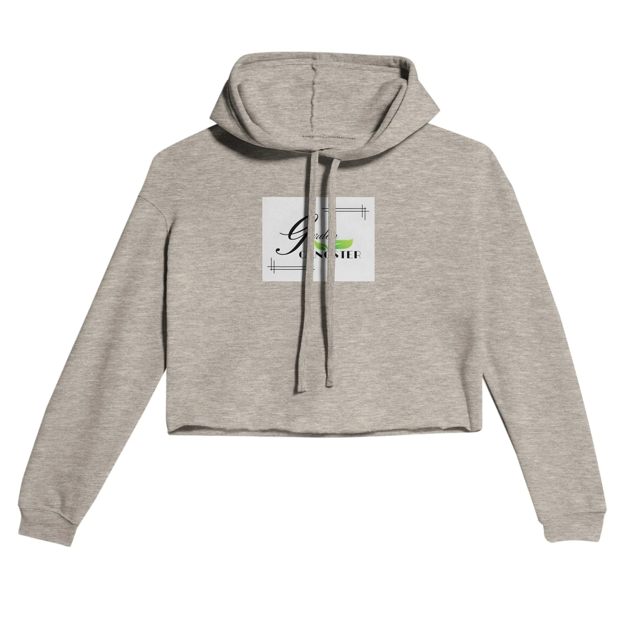 Women's Cropped Hoodie | Garden Gangster | Tiny Zen Gardens