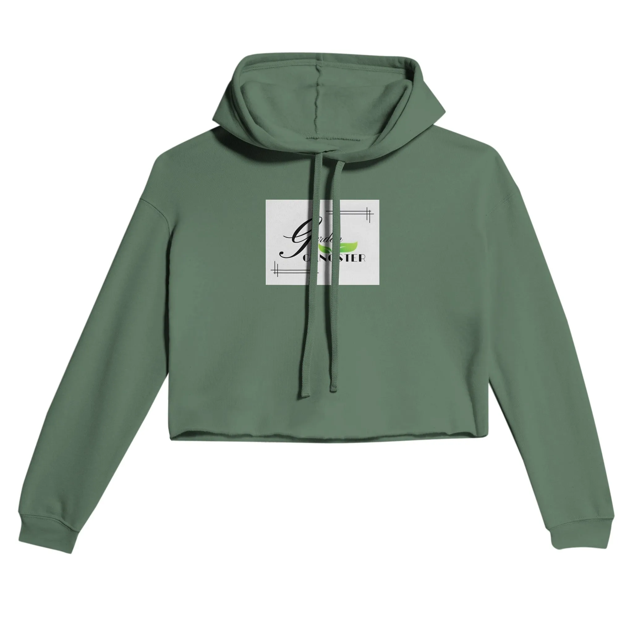 Women's Cropped Hoodie | Garden Gangster | Tiny Zen Gardens