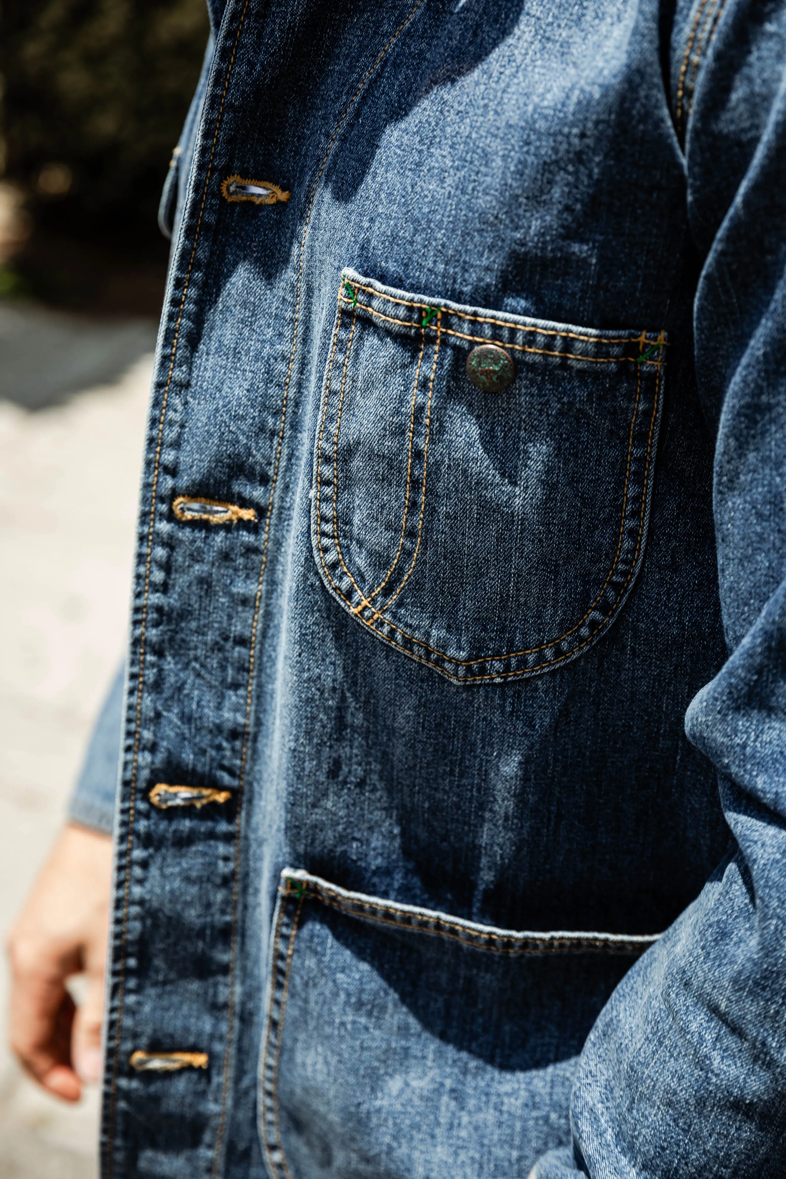 Wythe - Denim Barn Jacket - Washed Indigo