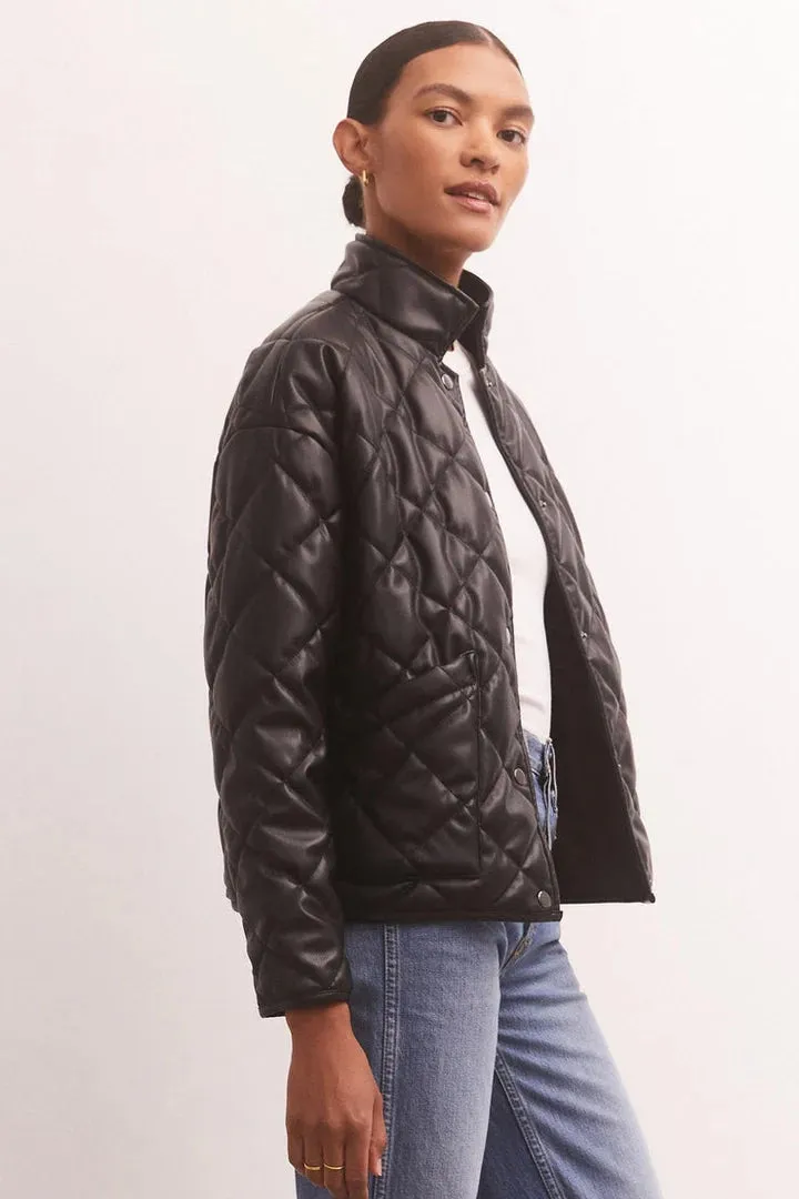 Z Supply Heritage Faux Leather Jacket